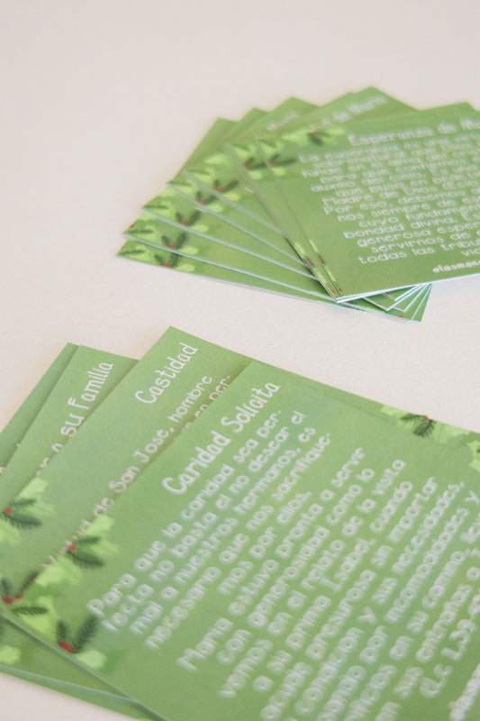 Imitando las Virtudes de José y María