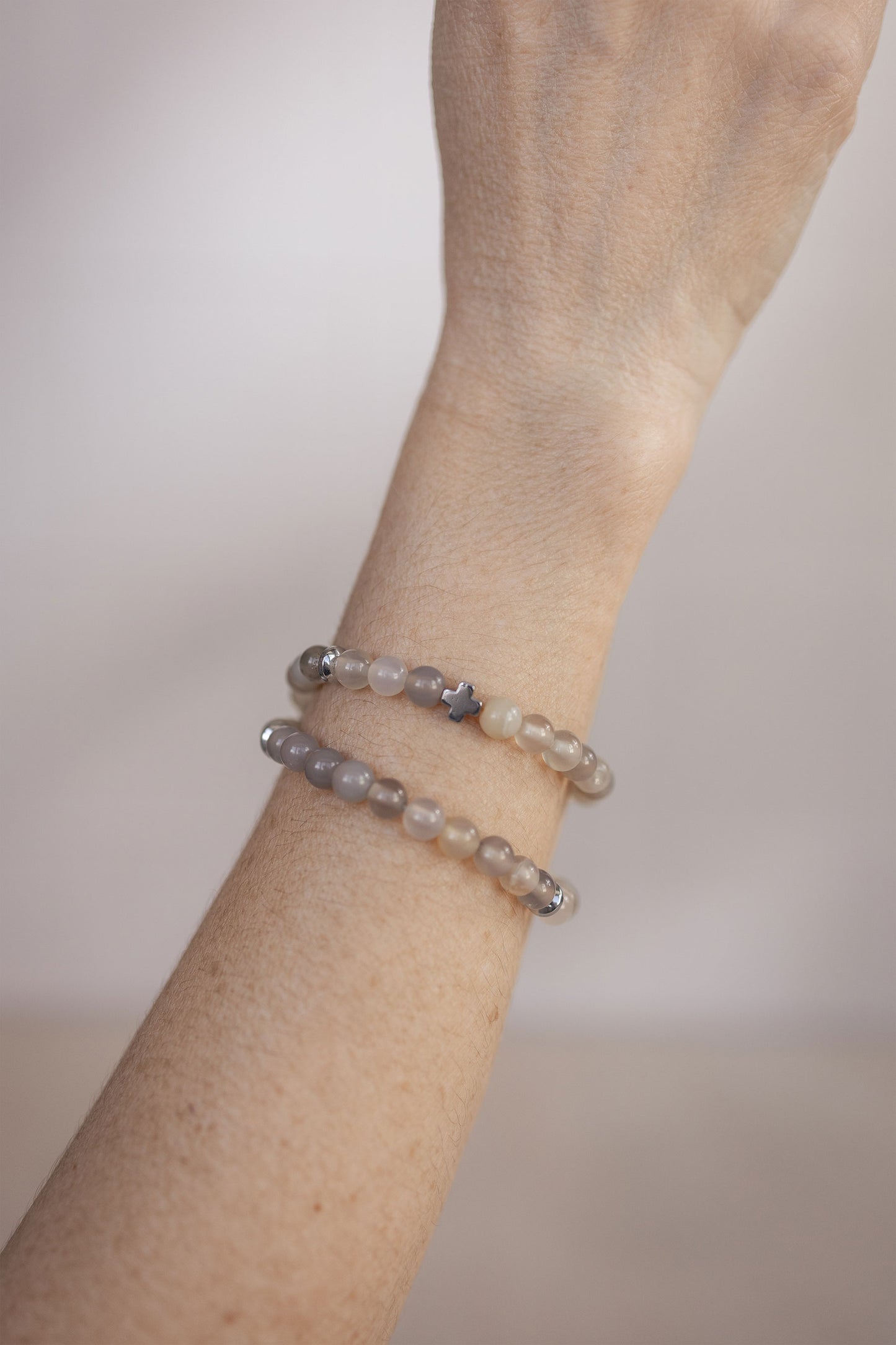 Pulsera de Rosario - Gris