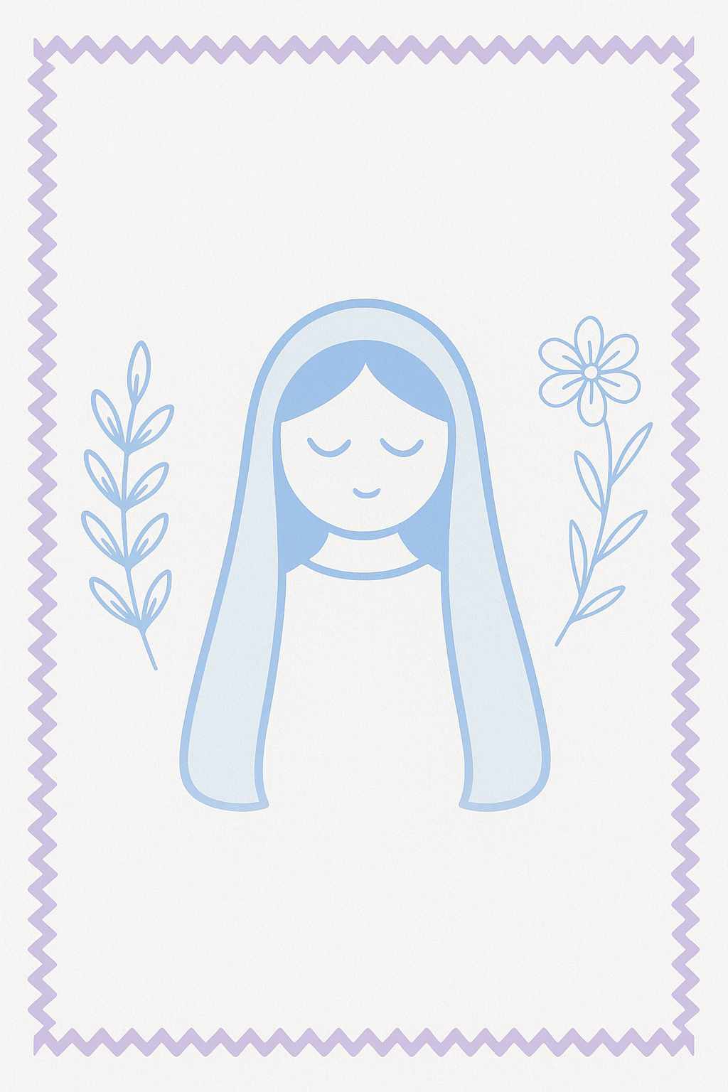 Stickers Vírgenes: Set de 20 Piezas